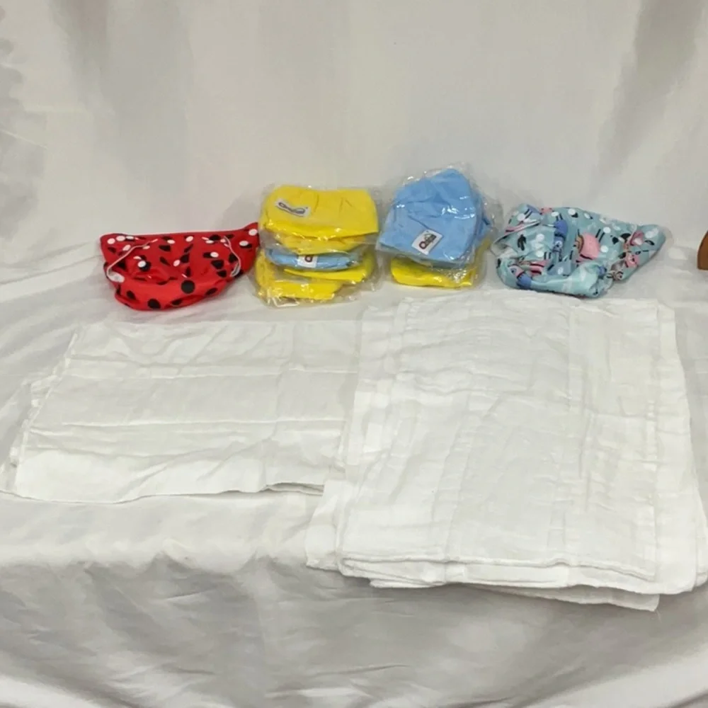 BUNDLE of 11 cloth diapers and 11 covers